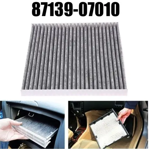Car Pollen Cabin Air Filter 87139-YZZ08 87139-30070 87139-07010 For Toyota Auris Avensis Camry Corolla Hilux RAV4 Prius Yaris