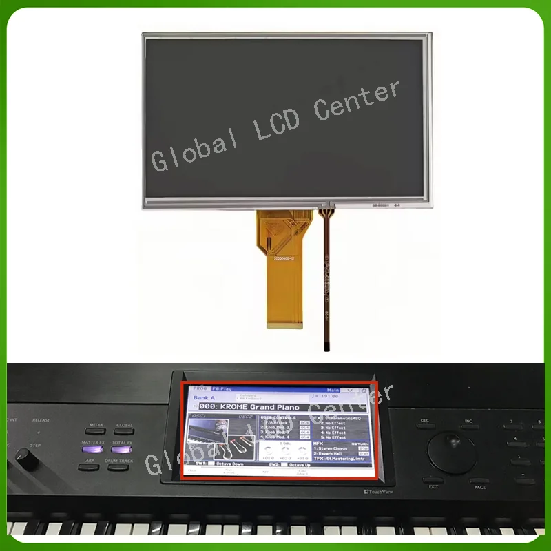 

Original 7 inch LCD With Touch Screen Digitizer for Korg KROME LCD Screen