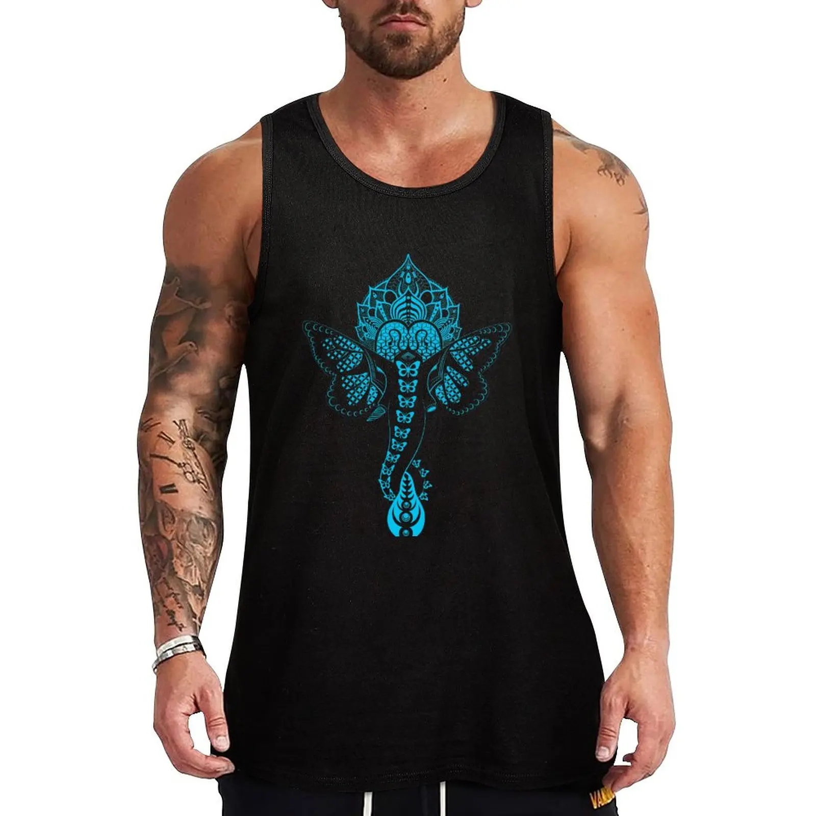 Bass Ganesh Tank Top Top summer cotton t-shirts man