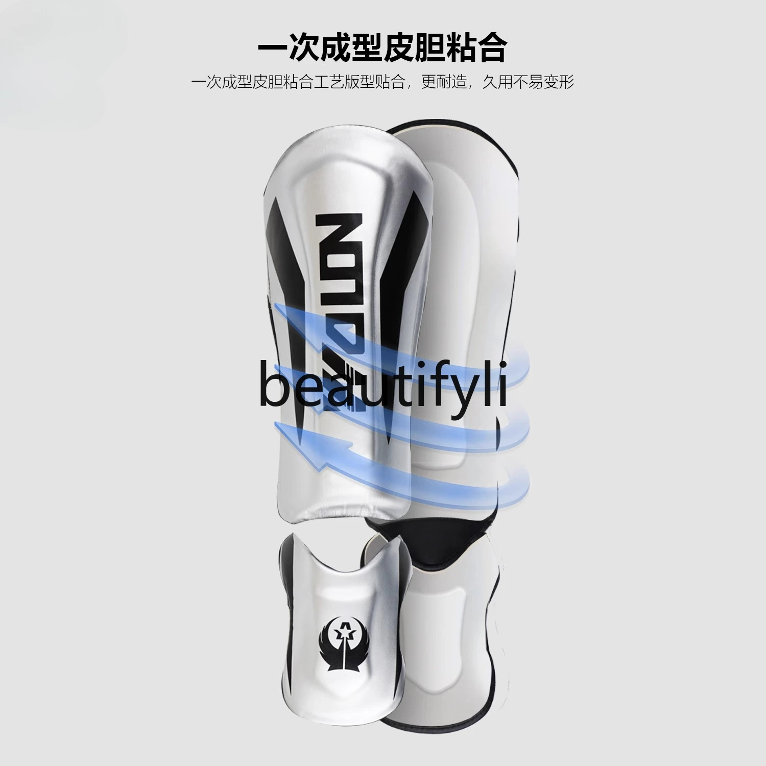 حراس الساق ساندا القتال مع واقيات ساق القدم الخلفية الملاكمة السميكة القتال معدات الحماية #4