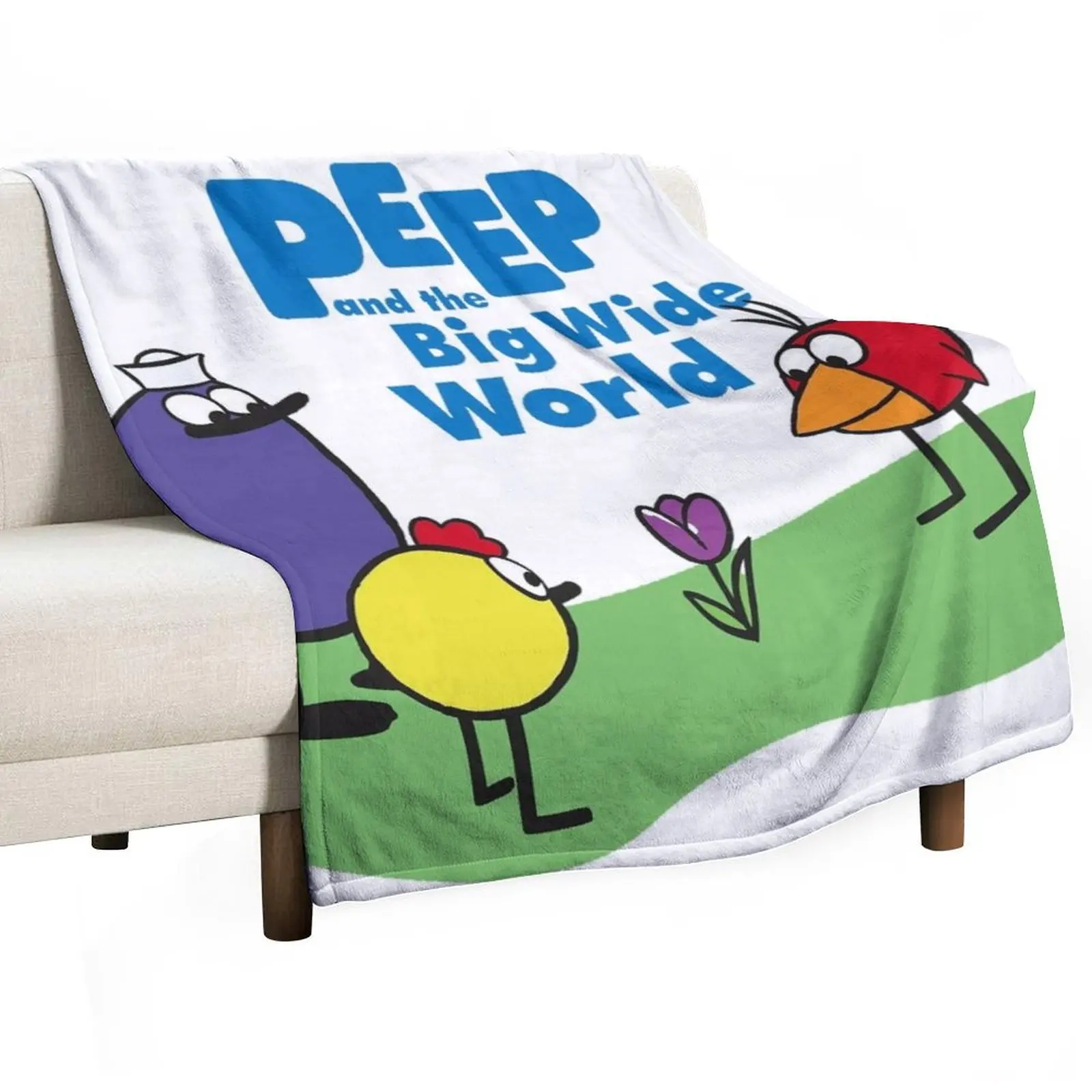 

Peep and the Big Wide World 2022 Throw Blanket Soft Warm Blanket Gift for Men Women Adults