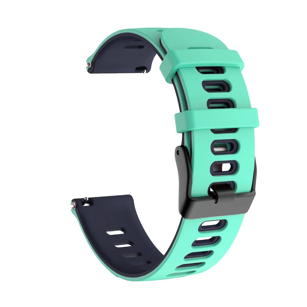 Cinturino sportivo in silicone da 22mm per orologio OnePlus 2 OPPO Watch 2 cinturino morbido di ricambio per accessori per cinture Realme Watch 3 S