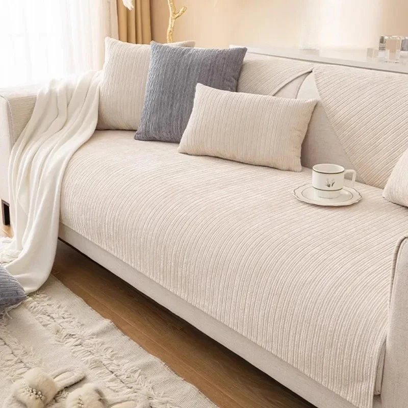 

Luxury Chenille Sofa Cover Towel for Living Room Sofa Protective Slipcover Four Season Universal Combination Couch Cushion 소파커버