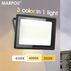 屋外ガーデン用MARPOU-LEDフラッドライト、ランタン、暖かい天然コールドホワイトスポットライト、防水ip65、220v