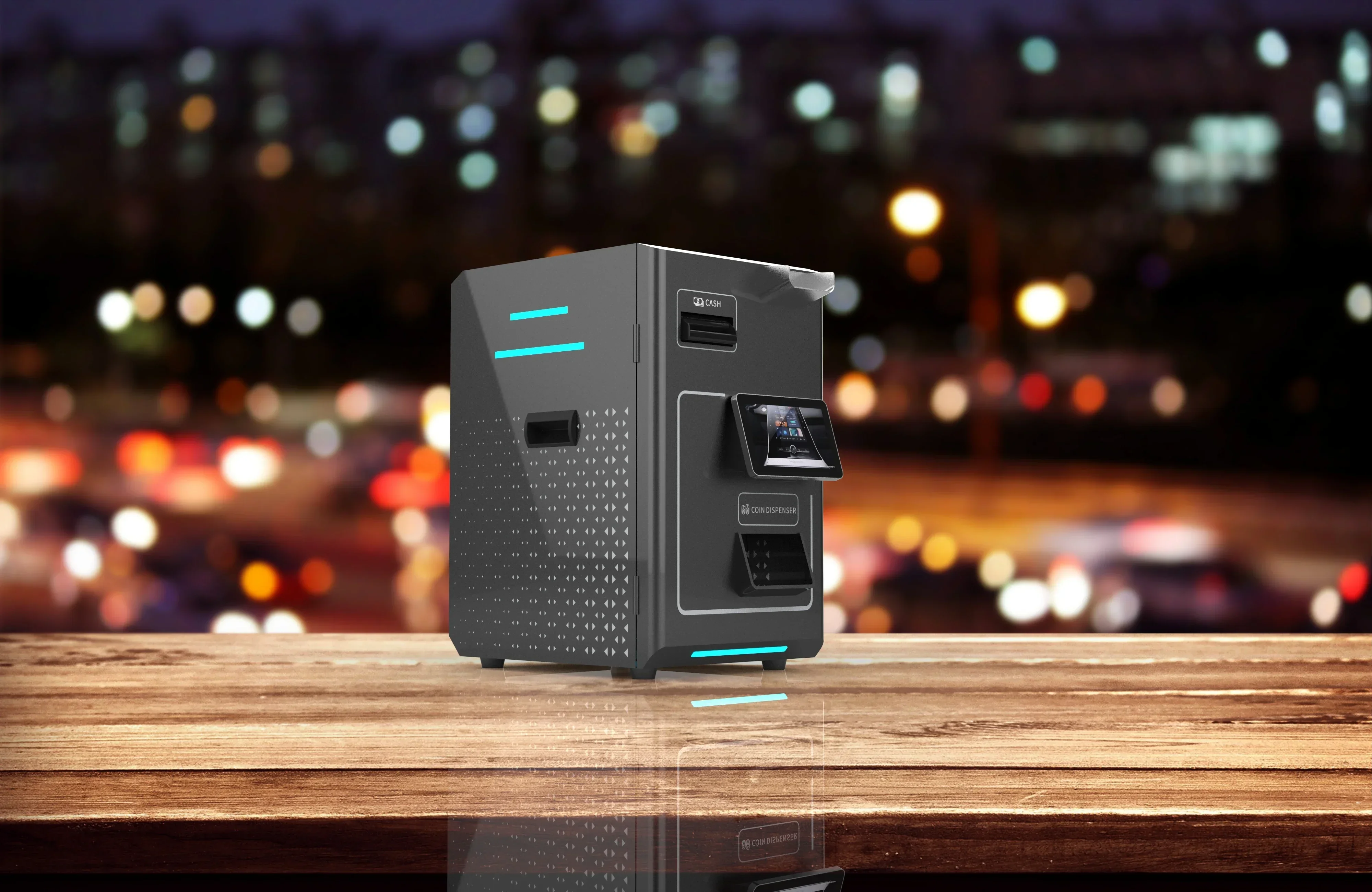 Exquisite Design Restaurant Retail Self-service Cash Collection Self-service Exchange Automatic Settlement Machine