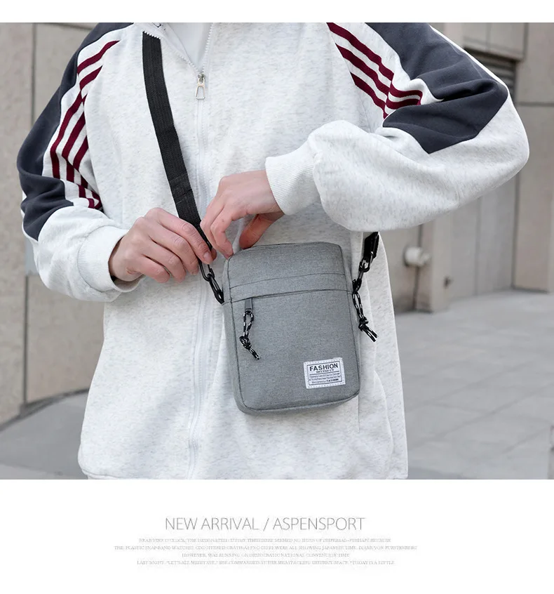 Men's Summer Crossbody Bag Lightweight Portable Small Backpack for Commuting Mobile Phone Bag Ideal for Work