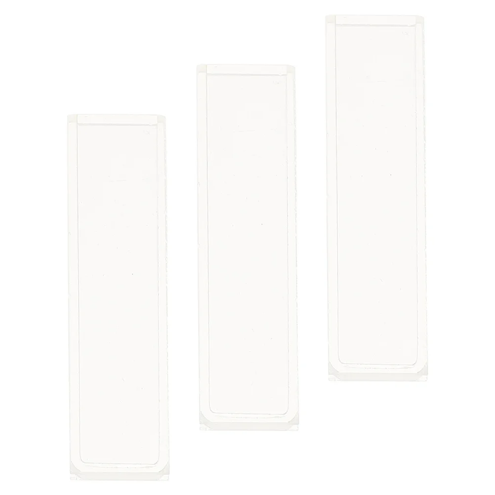 3Pcs Glass Cuvette 5mm Pathlength Durable Transparent Spectrophotometer Lab Sample Cuvettes Glass Cuvettes Sample Cuvette - Image 6