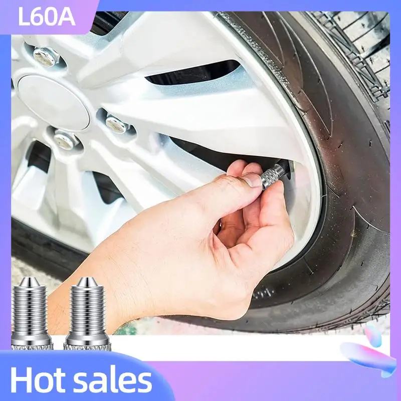 

L60A 64 шт. крышка штока клапана с двойным уплотнением, надувные колпачки клапанов шин, проход через шины, воздушная крышка, металлическая крышка клапана