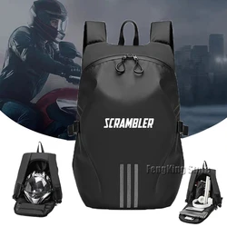 for Ducati Scrambler 400 800 1100 knight helmet bag motorcycle travel equipment waterproof and large capacity
