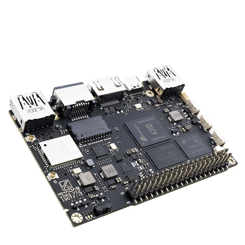 Khadas VIM3 SBC 4G + 32G: 12 нм Amlogic A311D Soc с 5,0 топами NPU