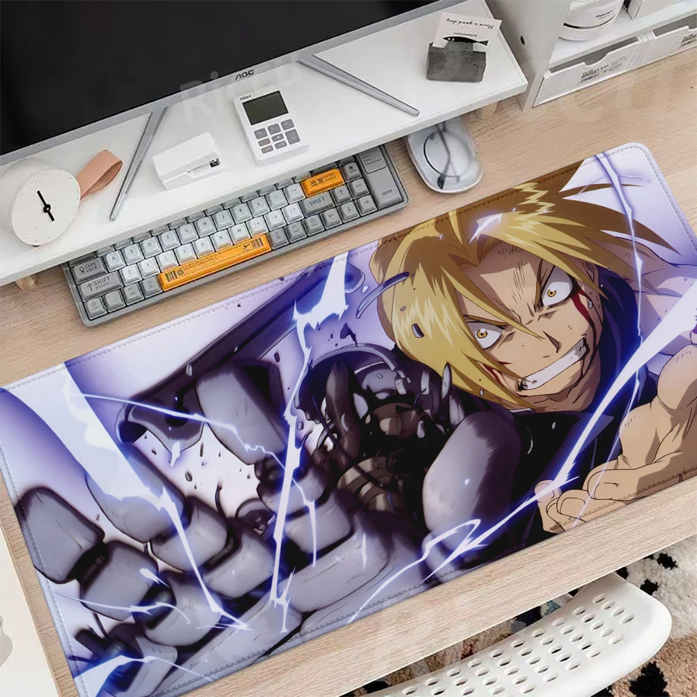 Fullmetal Alchemist Anime Rubber Gaming Pc Mouse pad Gaming Pad Keyboard Large size XXL Exquisite lock edg Accessories Mause Pad