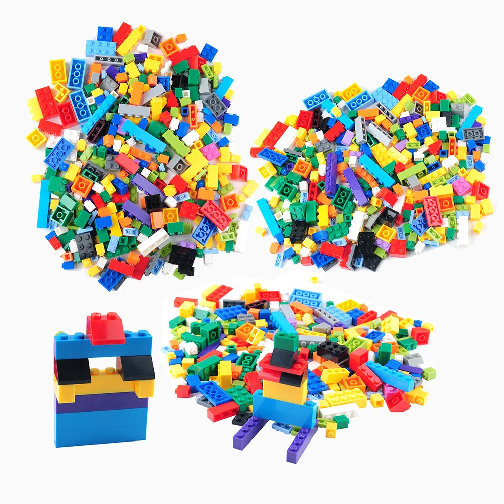 

500/1000 шт. MOC красочные строительные блоки классические совместимые с Legoeds детские развивающие игрушки «сделай сам» набор мелких частиц # Т3