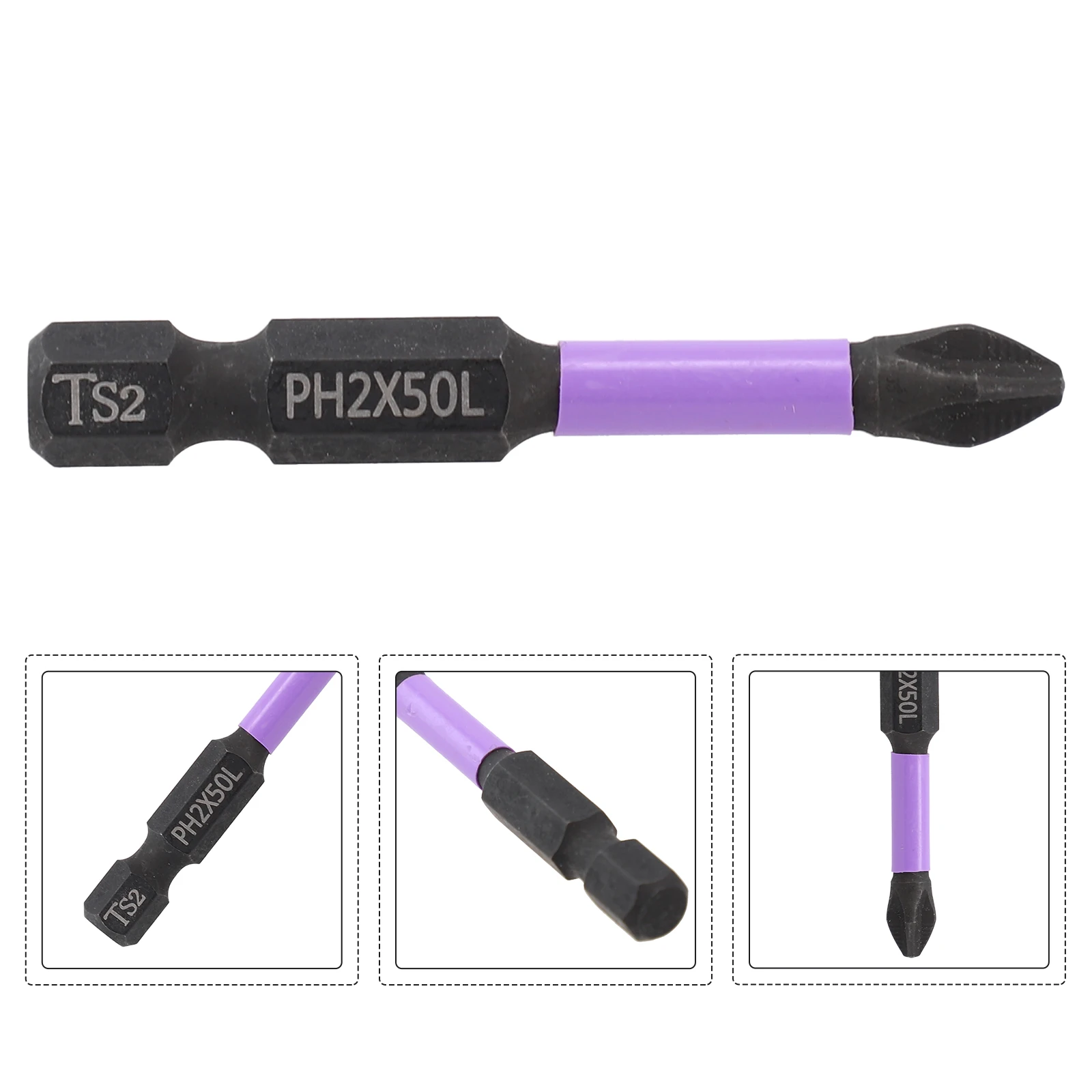 PH2 Driver Bit Set Magnetic Cross Screwdriver Set Drill Bit Screw Alloy Steel Non-slip Cross Screwdriver