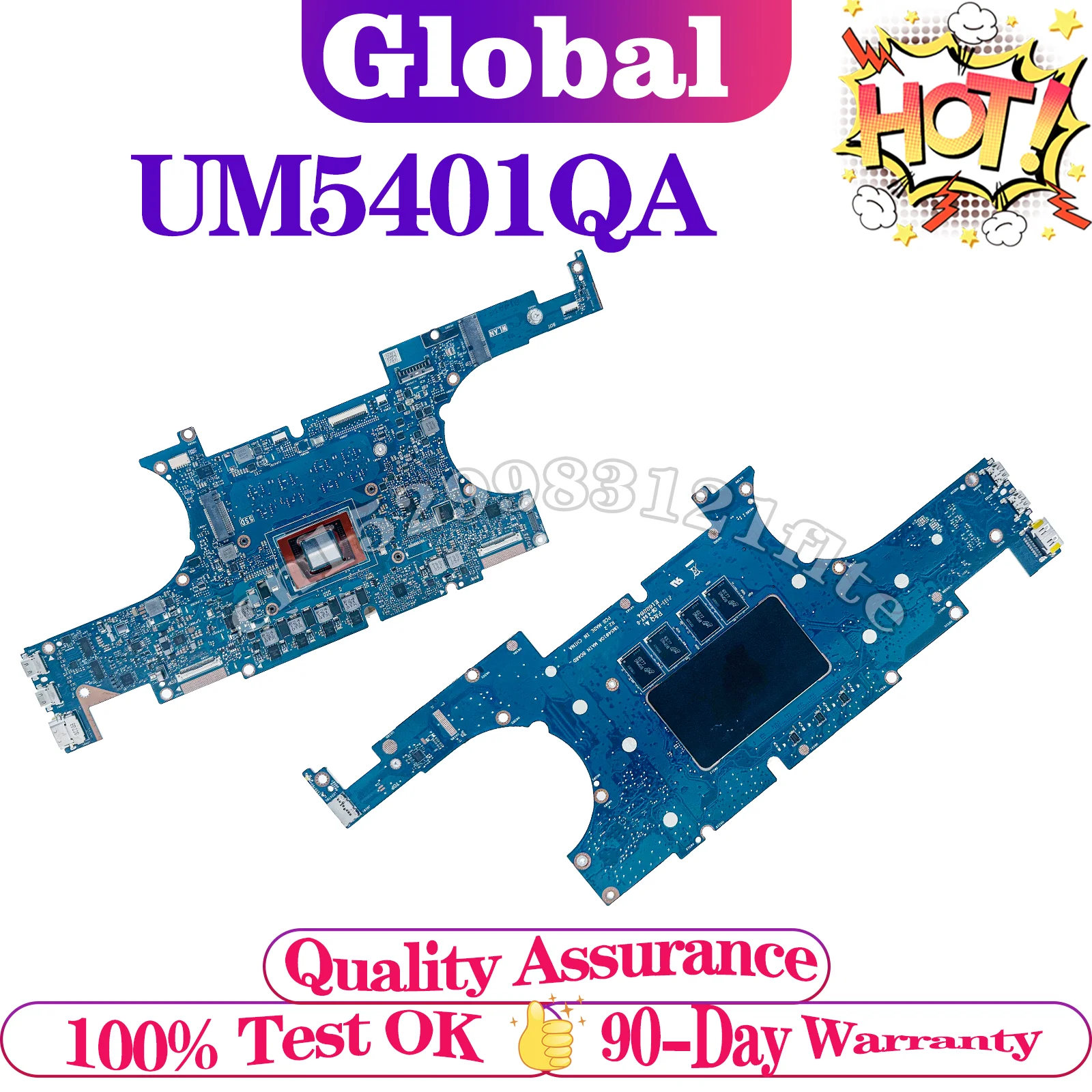 Placa base UM5401QA UM5401 UN5401QA BM5401QA RM5401QA RN5401QA para portátil ASUS R5-5600H R7-5800H R9-5900H RAM-8GB/16G