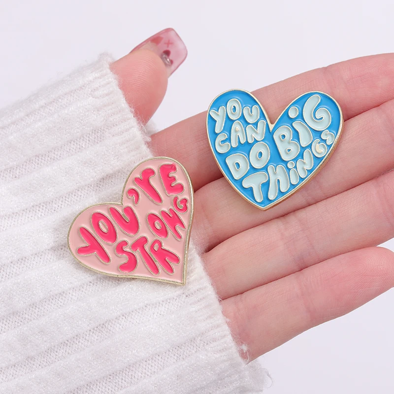Sarcasm Quotes Enamel Pins Custom Motivational English Phrases Brooch Lapel Badges Funny Jewelry Gift for Kids Friends Wholesale