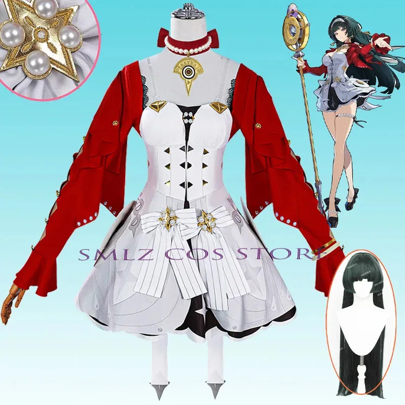 

Anime Astra Yao Cosplay Game Zenless Zone Zero Cosplay Astra Yao Wig Costume Party Animation Prop Suit for Woman Dress