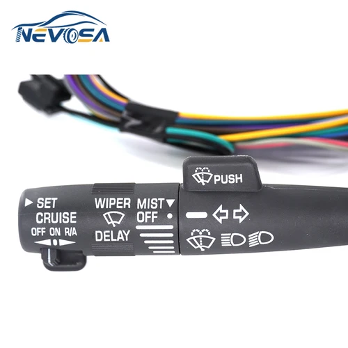 Imagen 2 del producto NEVOSA-Interruptor de crucero para limpiaparabrisas, señal de giro, para Chevrolet Blazer Tahoe GMC Jimmy Yukon Safari Cadillac Escalade, 26100985