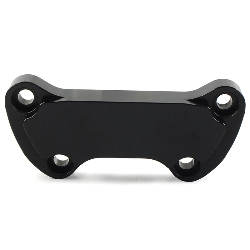 1 Piece Handlebar Riser Top Clamp Cover Black 1Inch For  Dyna Softail Sportster 883