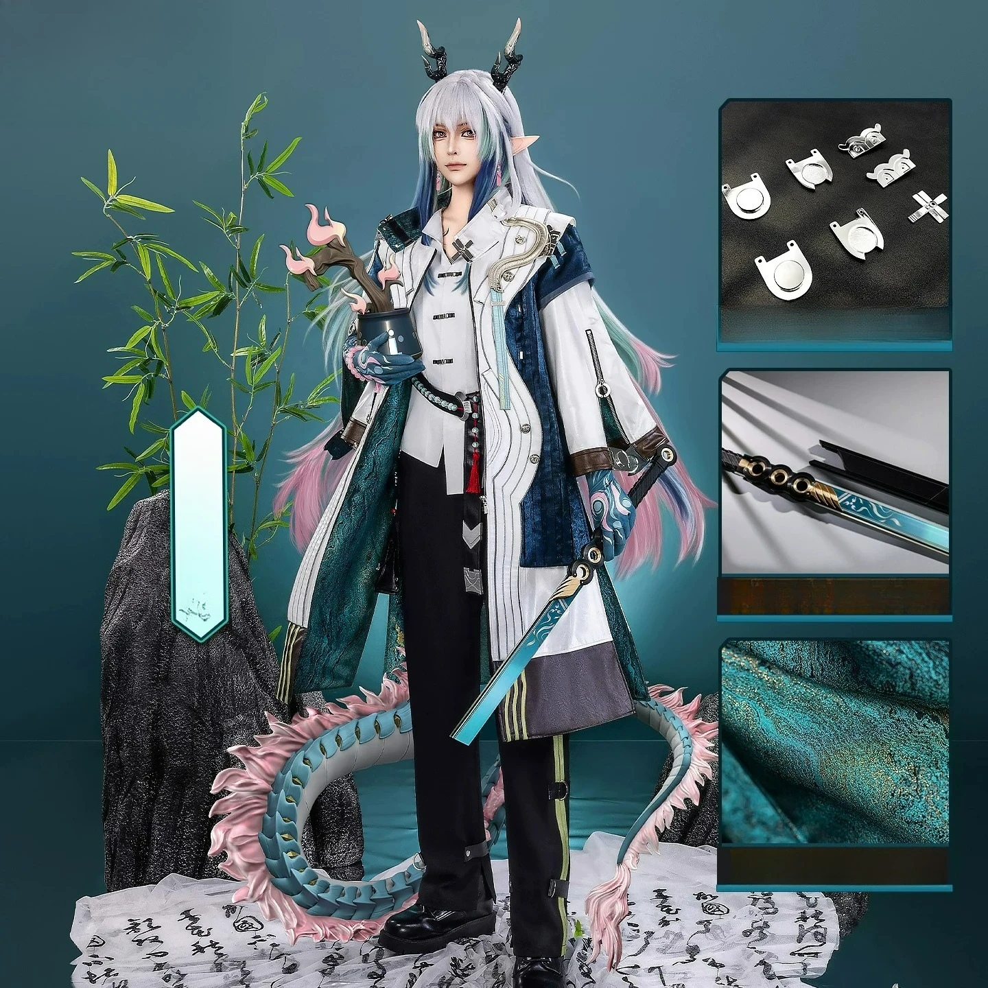 

Arknights: Endfield Yi Game Anime Cosplay Costumes And Props Halloween Uniform Carnival Party Play Role Clothes