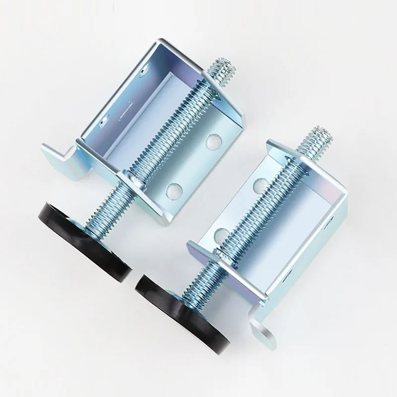 4PCS Wardrobe Adjustable Foot Platform Foot Level Adjustment Support leg Furniture Sidev Mounted Foot Pad Screw Hardware