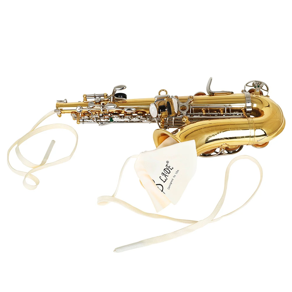 Saxophone Clarinet Cleaning Tools Kit 3 Pcs Cleaning Cloth Inner Chamber Cleaning Cloth Musical Instrument Cleaning Set
