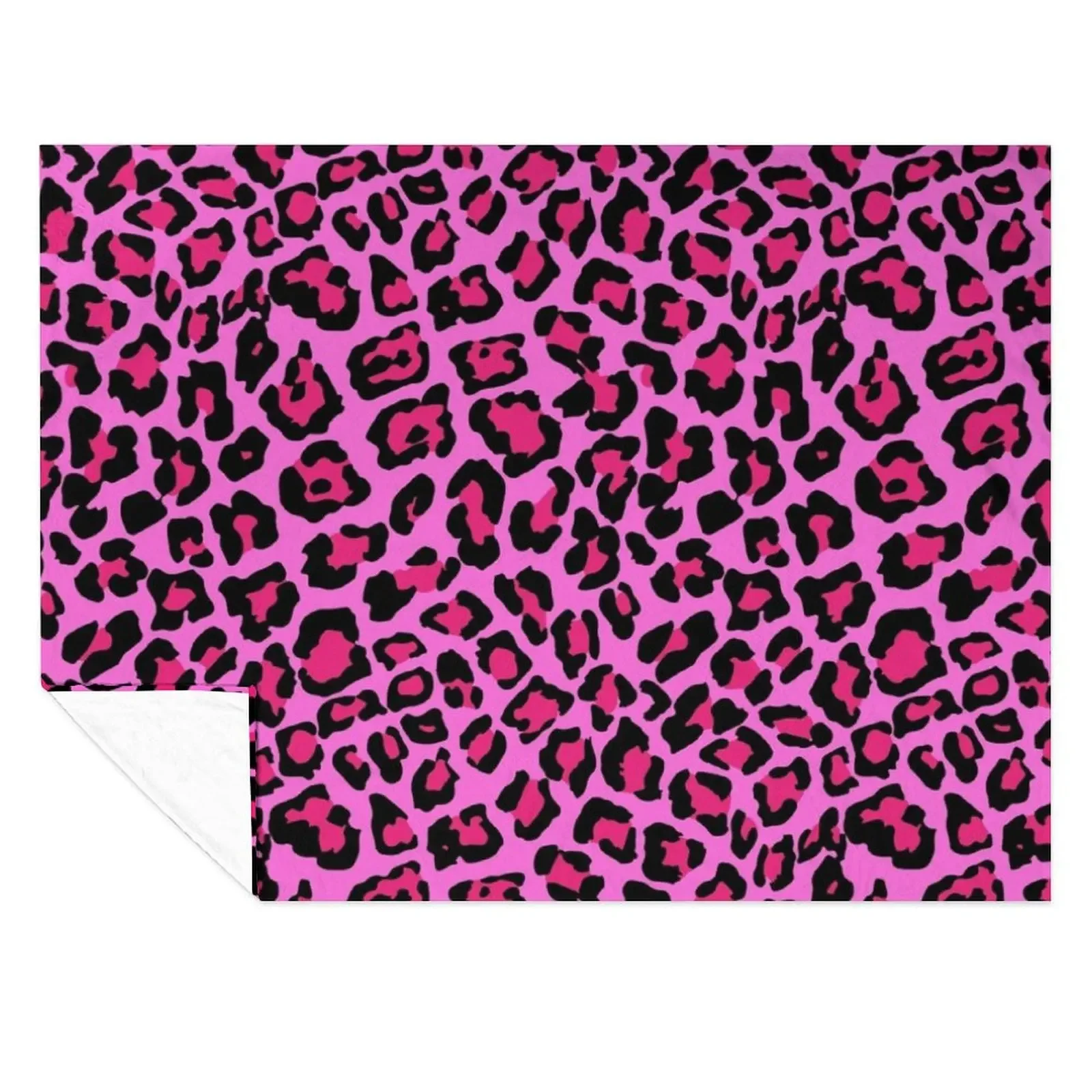 

Hot Pink Leopard Print Throw Blanket Bed Heavy Hairys Blankets For Bed Blankets