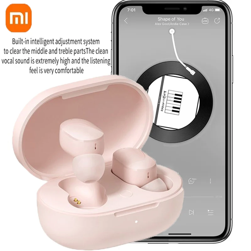 Xiaomi-redmi airdots 3ワイヤレスヘッドセット,Bluetoothヘッドセット,スポーツイヤホン,マイク付きゲーム,ハイブリッド,失効