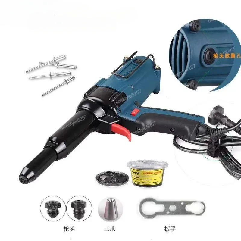 High Quality TAC500 220V Electricity Riveter Riveter Gun 8000N Electric Nail Gun 400W Suitable for 3.2-5.0mm Blind Rivets