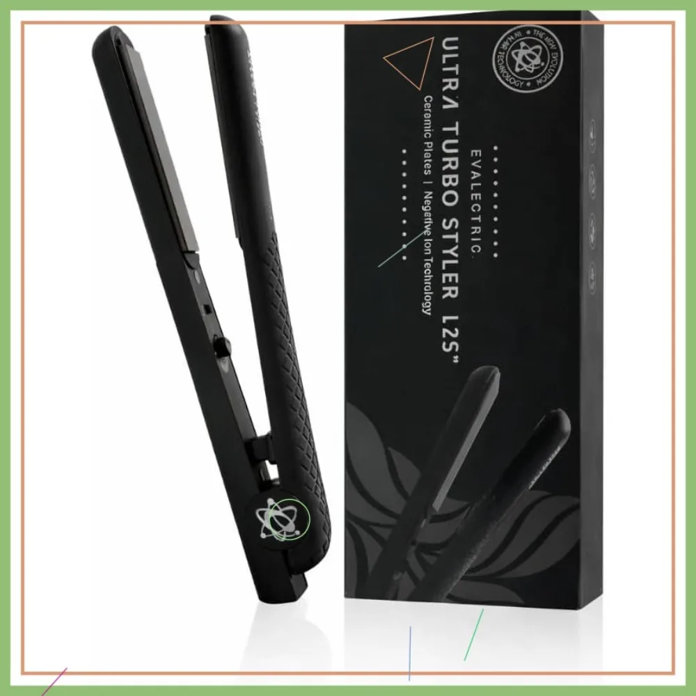 

Ultra Turbo Styler - 1.25" Ceramic Flat Iron, Dual Voltage, Negative Ion, Travel-Friendly