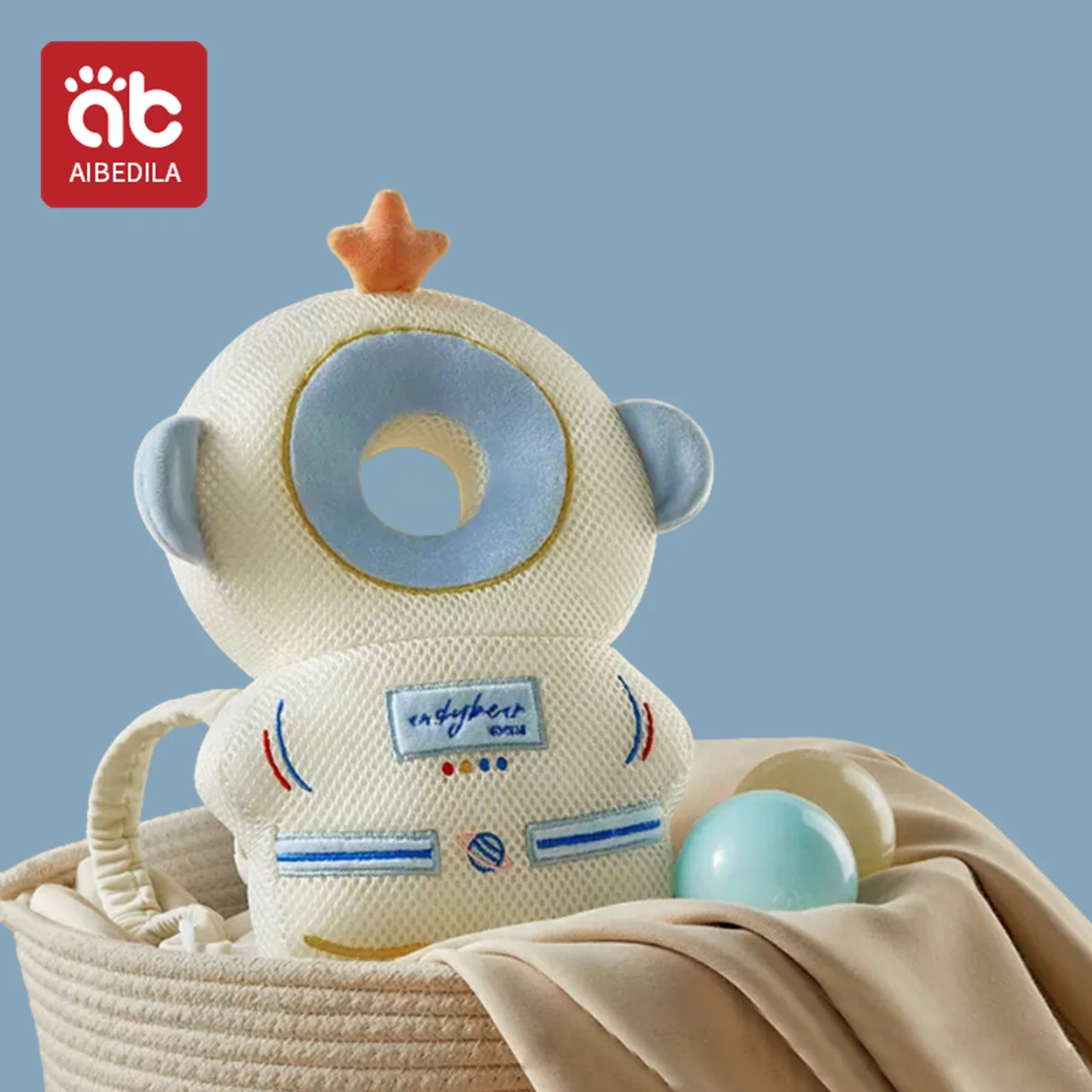 

AIBEDILA Baby Head Protector Safety Pad Cushion Cartoon Anti Fall Back Pillow Headrest Newborn Infant Toddler Baby Protection