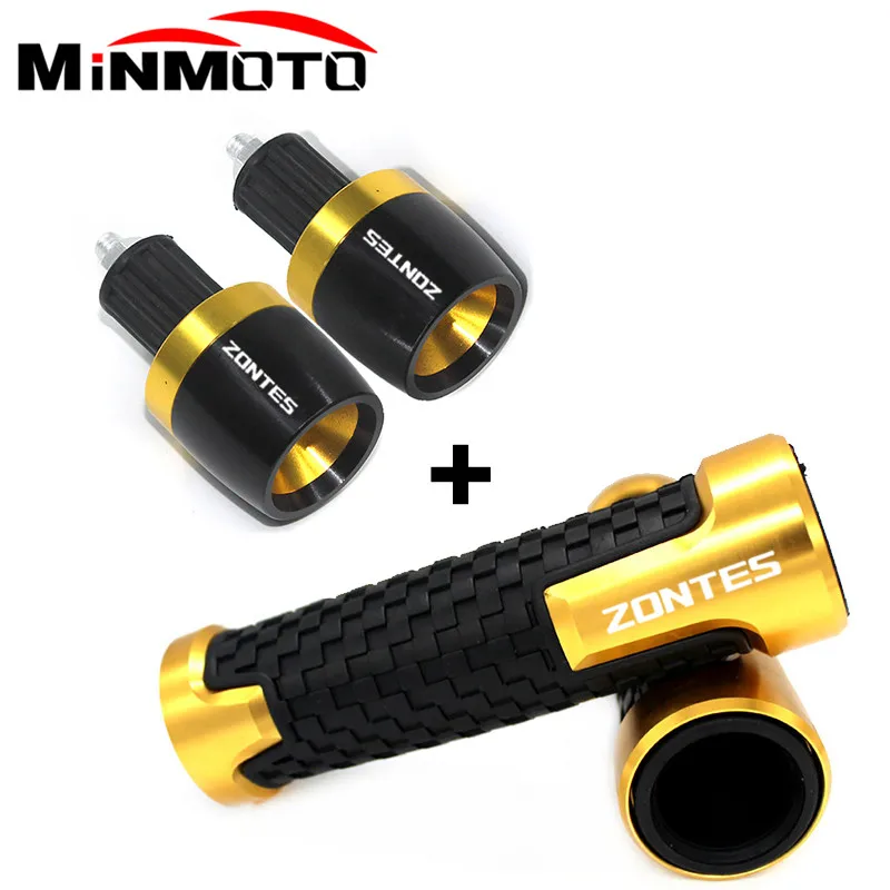 For Zontes 310X 310T 310V 310R ZT310 Motorcycle Accessories Aluminium CNC Hand Grips Handle Bar End Cap For Zontes ZT250-s/r