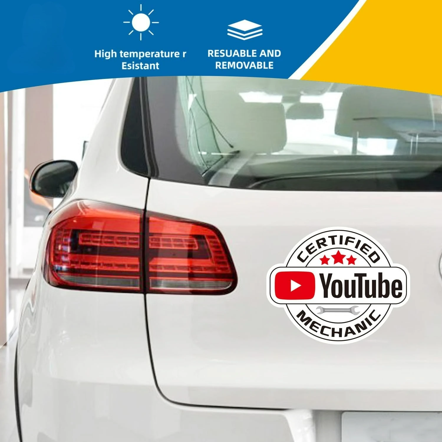 Universal YouTube Car Stickers - đánh giá và giá Office Youtuber