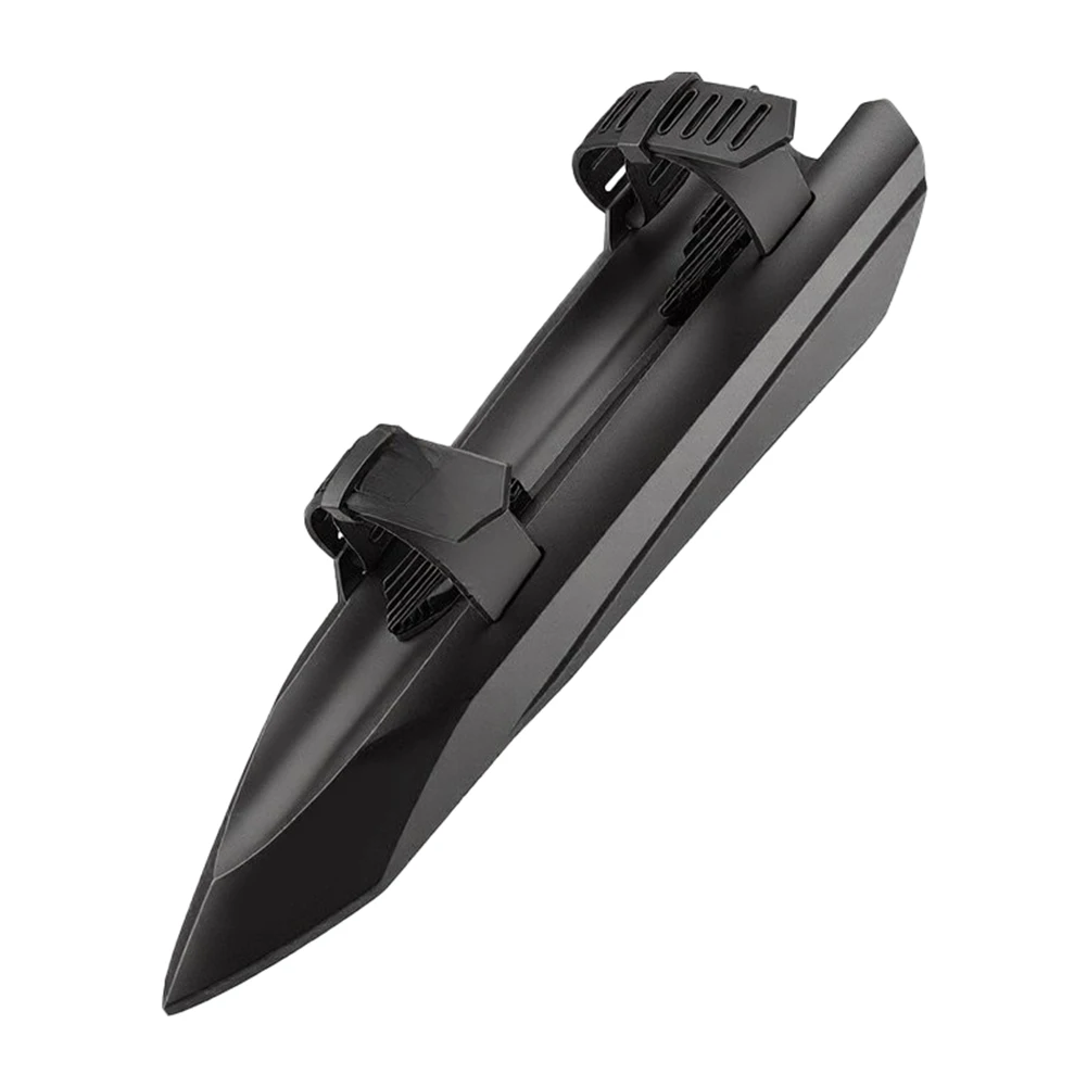Bicycle Front For fender Mudguard with Silicone Strap Mounting No Tools Required Anti-Slip PP Black 11.81x3.34x2.36inch
