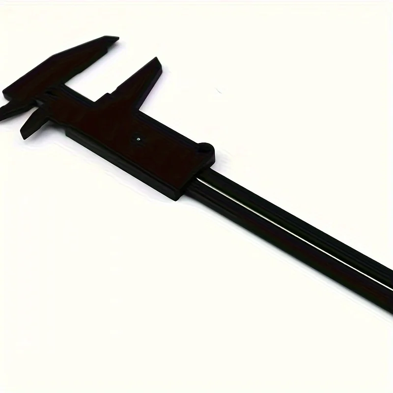 1 Stück 0-150mm Tragbarer Mini-Kunststoff-Schiebemesser Doppelskala-Messgerät Schüler-Lineal Messwerkzeug für Kleine Objekte – Detail 2