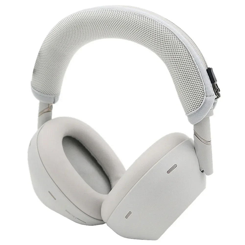 

For SONY WH-1000XM6 Headphones Headset Headband Comfortable Mesh Headband Cover Earphone Protective Case Shell Black Gray