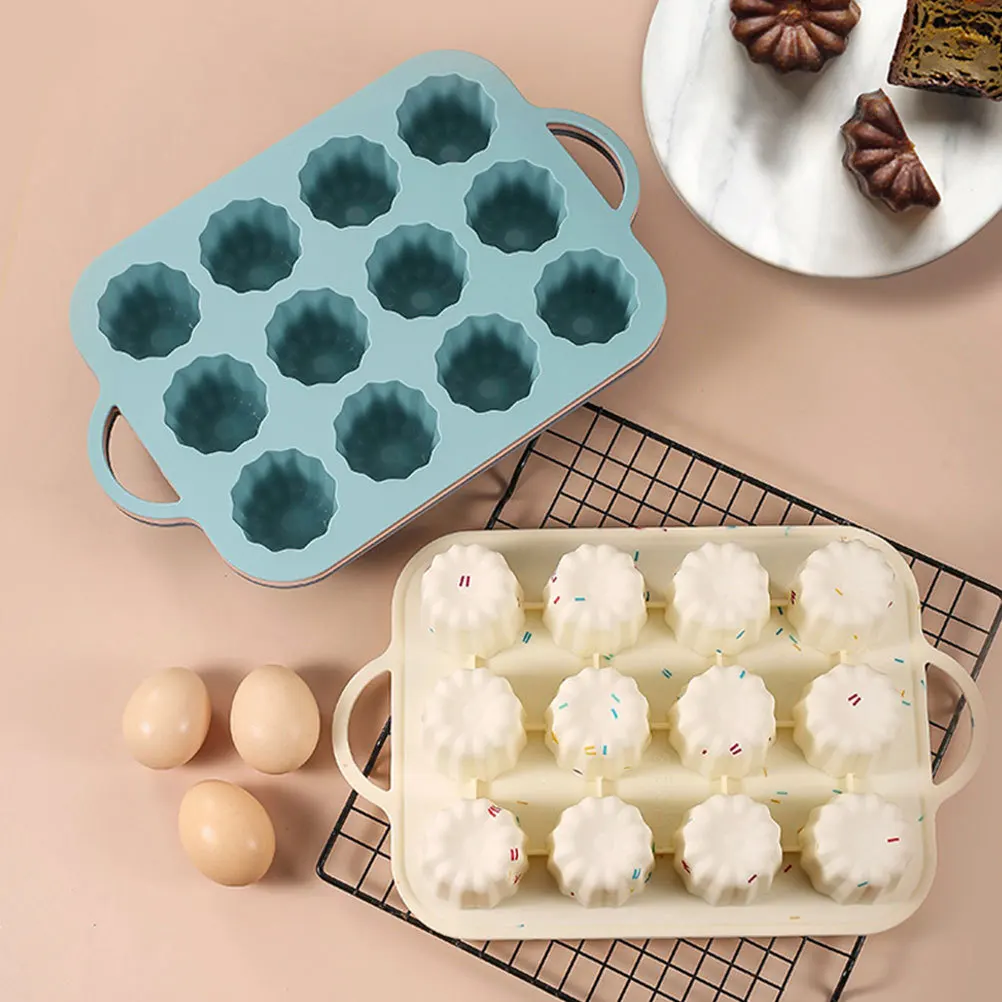 

Silicone Mini Muffin Cup Lace Decoration Nonstick Bakeware Colorful Dots Pattern Cake Mold Cupcake Pan Baking Muffin Baking Pan