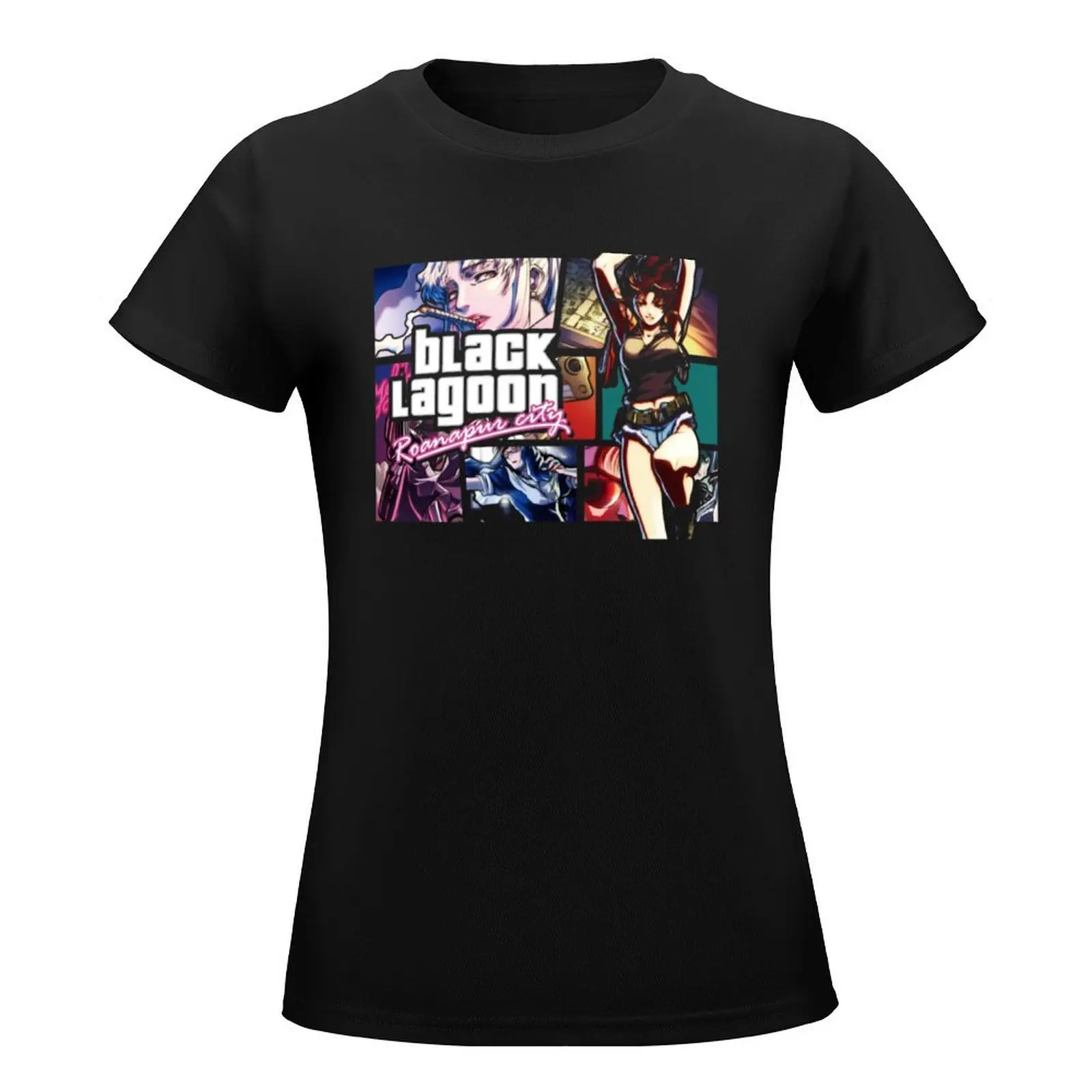 BLACK LAGOON T-Shirt customs design your own sweat western t-shirt dress for Women