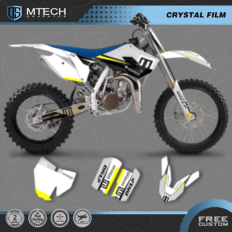 

DSMTECH мотоциклетные графические наклейки, наборы наклеек для Husqvarna TC85 TC 85 2014 2015 2016 2017 002