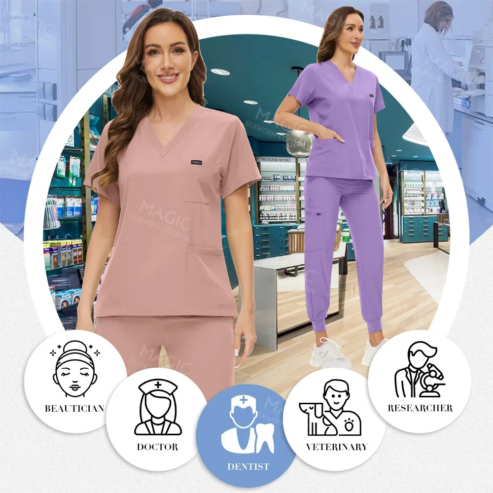 Wholesale Operating Room Medical Uniform Pet Hospital Working Set Medical Surgical Nurse Accessories Dental Surgery Set Workwear