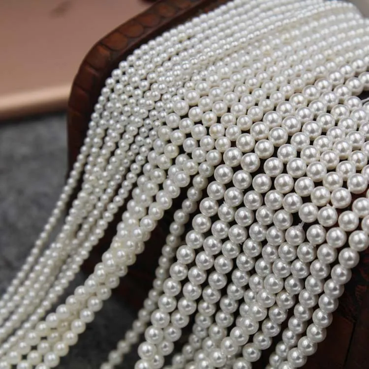 DIY-Muschelperlen, Nanyang-Muschelperlen, weiße Perlen, 2–14 mm, zum Basteln von Schmuck, für DIY-Halsketten, Armbänder, Ketten und Ohrringe. – Detail 2