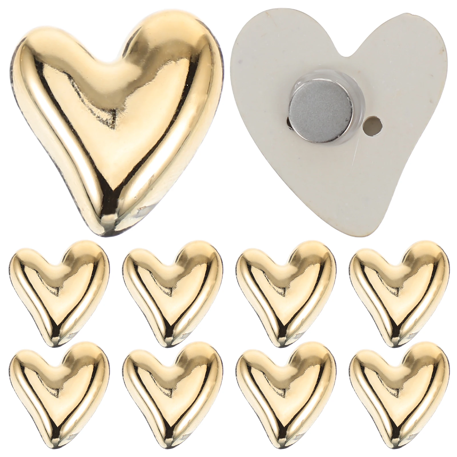 

20 Pcs Shaped Fridge Magnet Elegant Plating Resin Mini Magnets for Cute Magnets For Fridge Refrigerator Kitchen Decor