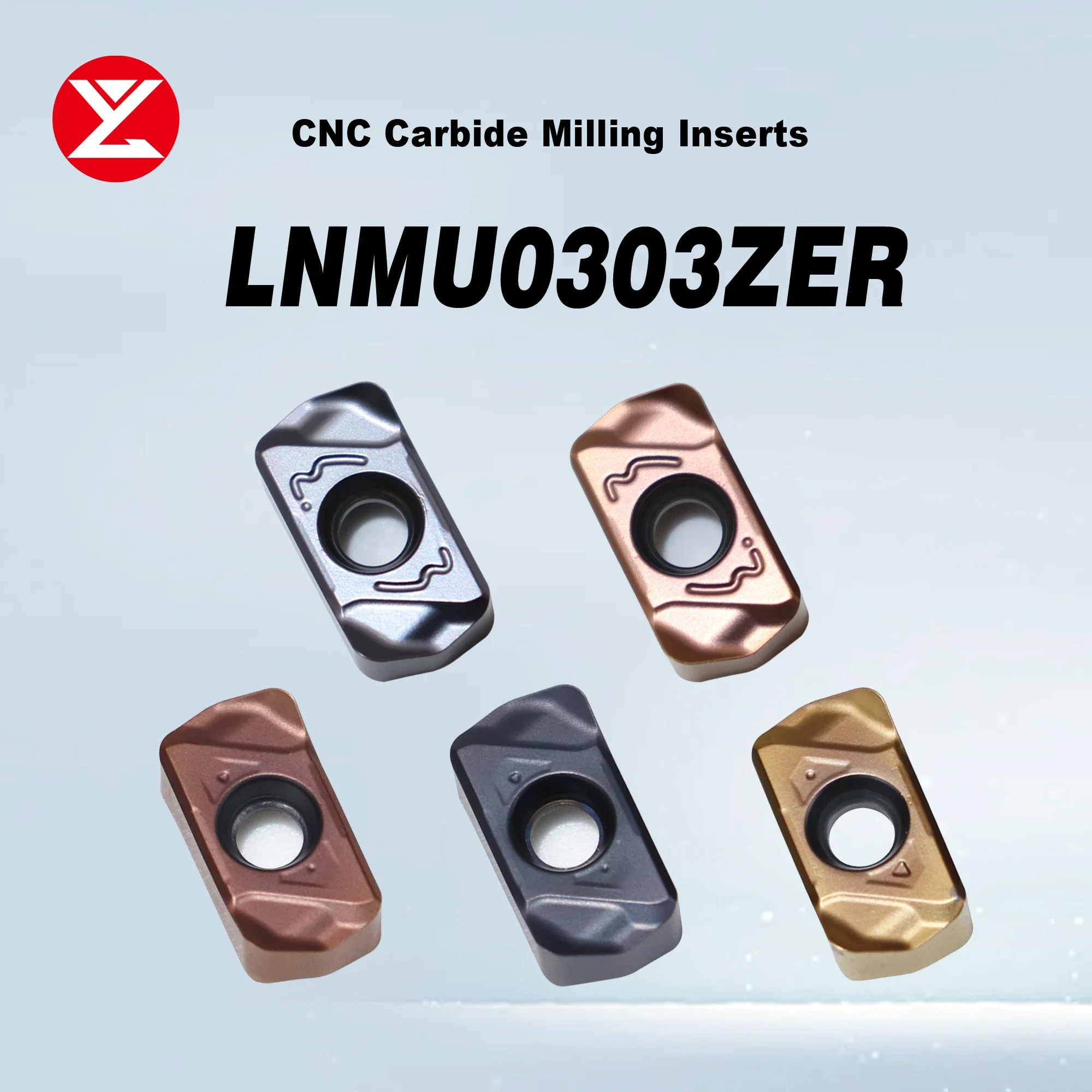 

CNC Tool LNMU0303ER Double Face Cutter Carbide Fast Forward to Milling Inserts Thread head EXN03R Stainless steel cast