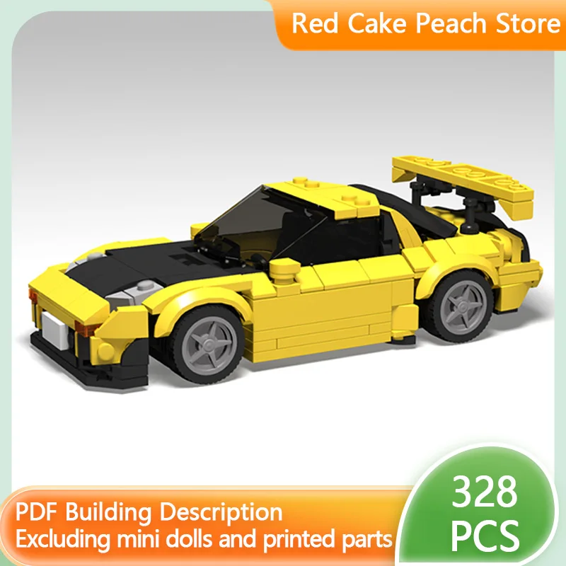 

Speed Racing Car Model MOC Building Bricks Rx-7 FD Two-Door Sports Car Modular Technology Children Holiday Gifts Assemble Toys