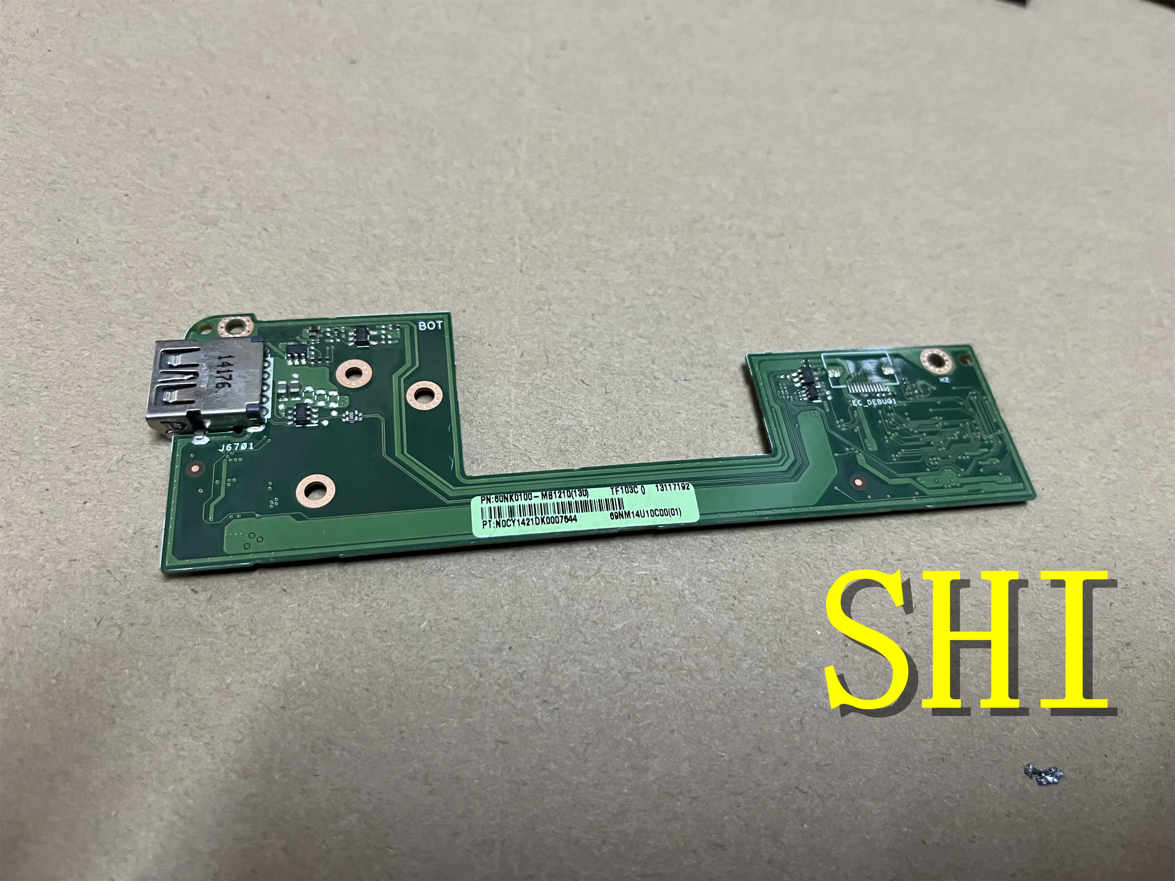 

TF103C Original For TF103C USB BOARD TF103C-DOCK-MB REV 1.3 tested good Free shipping