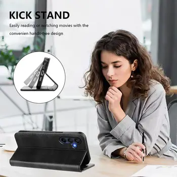 Kožené pouzdro peněženka/flip pro Nokia HMD Pulse Pro Fusion Skyline C10 C20 C12 C22 C32 C300 G10 G11 G21 G22 G42 magnetický zadní kryt 10 nejlepší prodej Černý kryt pro Nokii G10 - №4