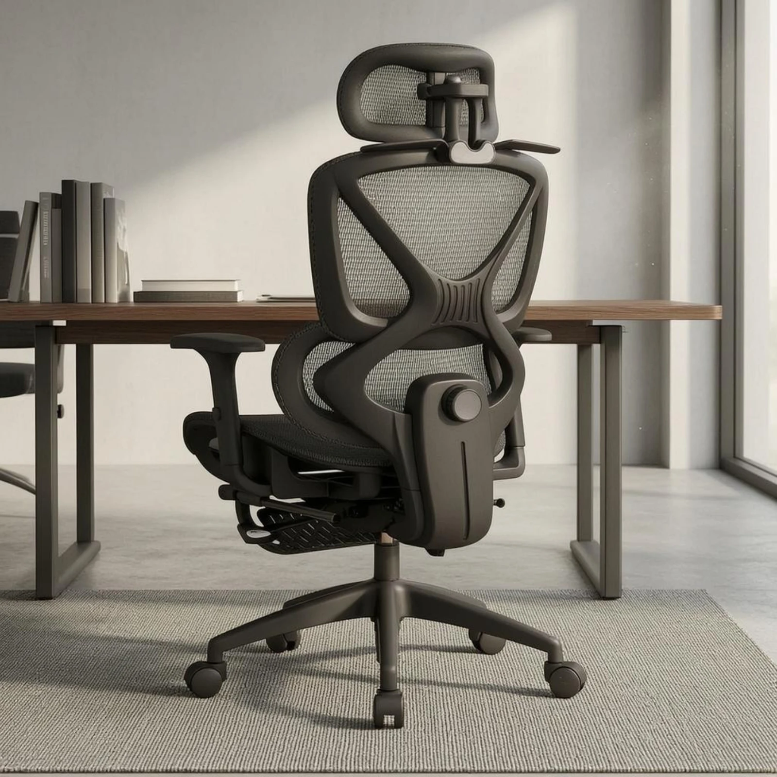 메쉬 사무용 의자, 하이백 리클라이닝 인체공학적 작업  - Office Furniture Commercial 리뷰 및 가격