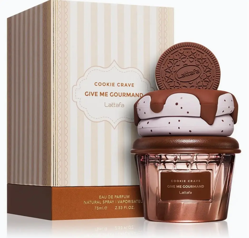 Lattafa Choco Overdose Eau De Parfum, Colección Gourmand, Caramelo de chocolate negro y Fragancia de caramelo