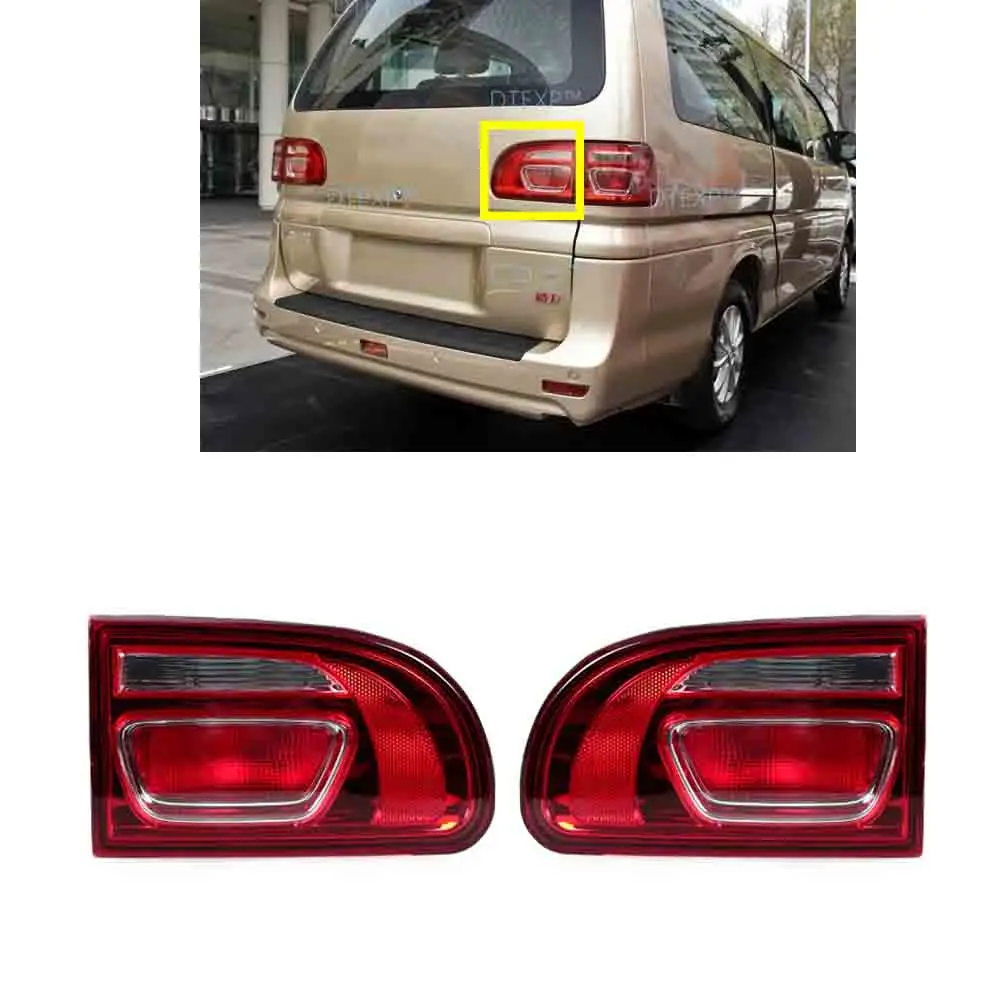 1 Piece Inner Tail Light for Delica PA00 Warning Lamp for L400 PD00 Rear Lamps with Bulbs MR162672 Marker Reverse Lights PB00