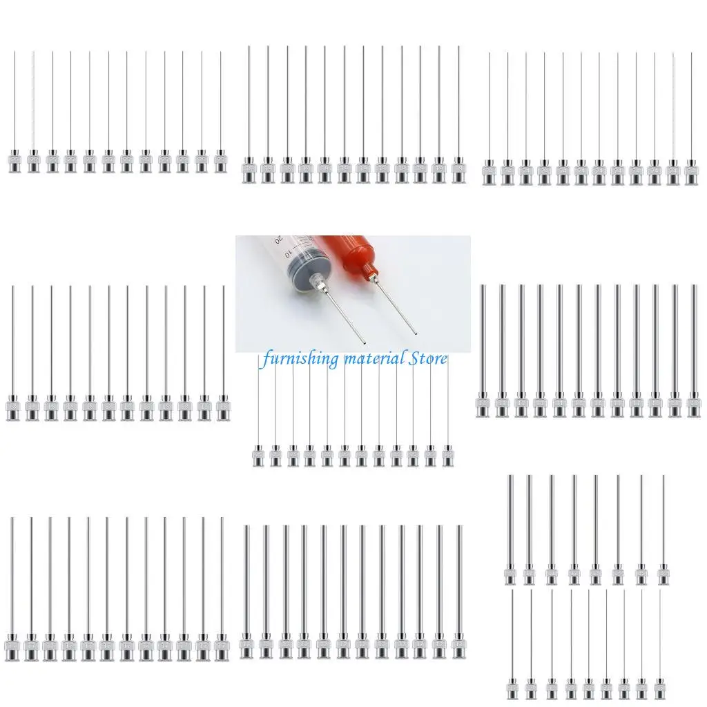 

Y5GD Pack of 12 Adhesive Application Tips 50mm Crafted from Stainless Steel for Efficient Precise Dispensing in Complex Scenario