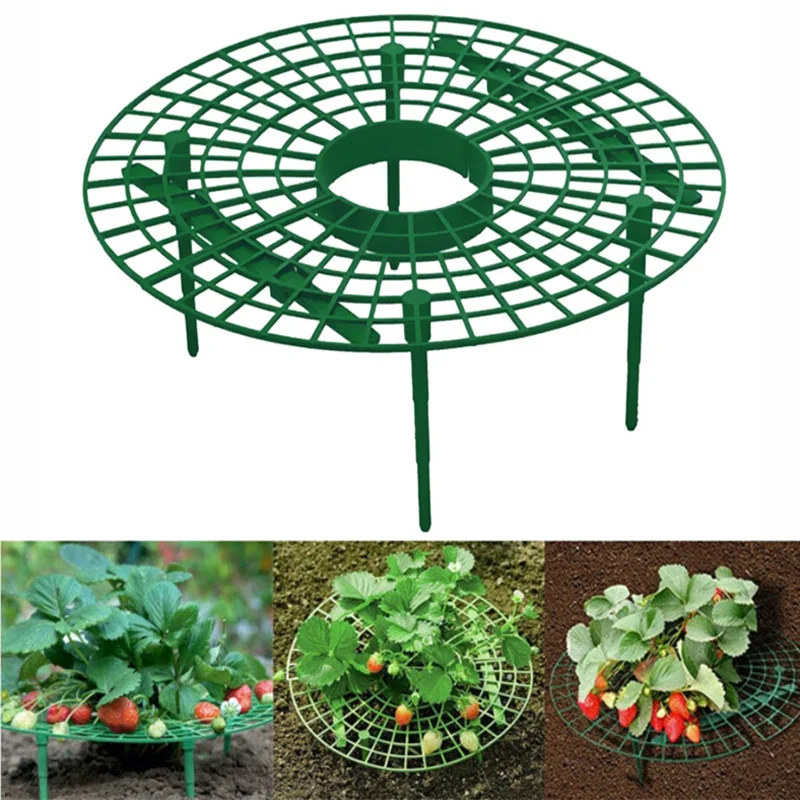 

1/10PCS Strawberry Supports Keeping Plant Fruit Stand Vegetable Growing Rack Garden For Protecting Vines Avoid Ground Gardening
